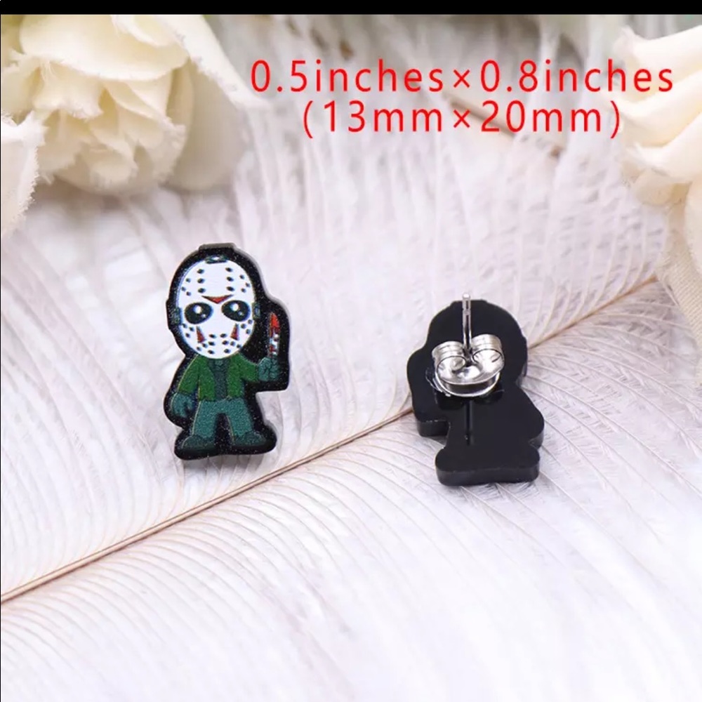 Jason Voorhies Friday the 13th Earrings